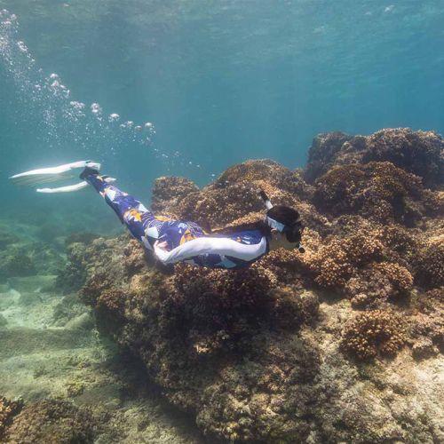 Fourth Element Women's Fin Hydrosuit Midnight Pattern ()